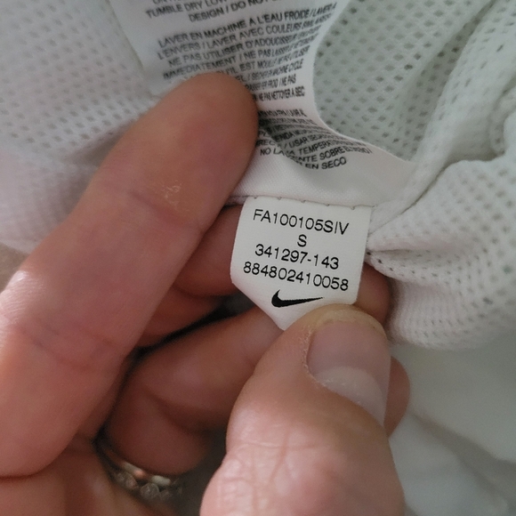 Nike Windbreaker The Windrunner Womens Small Front Zip Gray White - Picture 14 of 14